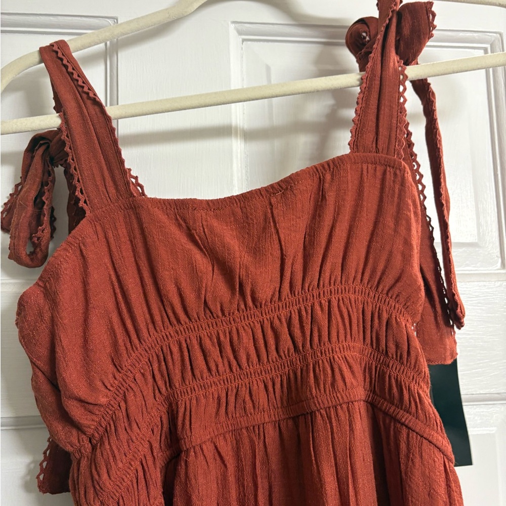 Ash & Violet Rust Dress Size M NWT - Picture 9 of 13